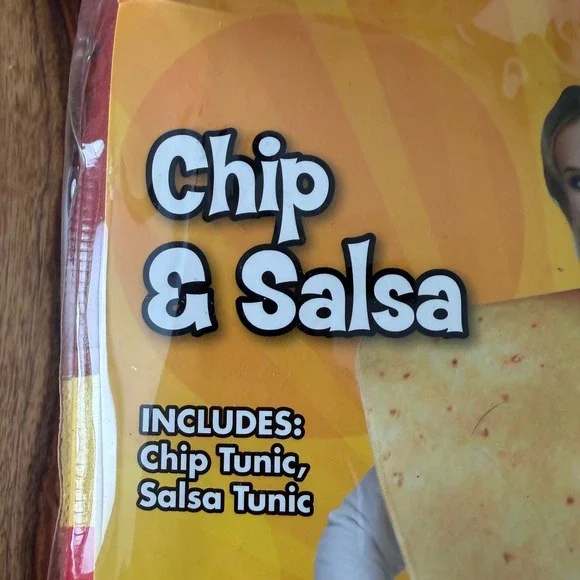 Spirit Halloween Chip & Salsa Adult Couples Costume One Size Fits Most - Picture 2 of 6